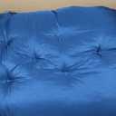 Swing Cushions 3 Seater Replacement Waterproof Outdoor Porch Swing Cushion with Backrest Extra Thick 5" Swing Cushions for Outdoor Furniture Patio Bench Garden Backyard (Navy Blue 60x40x5inch)