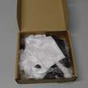 SATINIOR Bunny Costume Set Rabbit Ear Headband Collar Bow Tie Costume Cuffs Rabbit Tail for Halloween Party (Black)