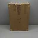 Carry On Luggage 22x14x9 Airline Approved, FLO5 Expandable Polycarbonate Suitcase with Front Pocket (FX-Core, Brown-Black, 20 Inch)