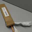 SENSARTE Kitchen Utensils 2-Piece, Silicone Cooking Utensils, Silicone Spatula and Ladle with Wooden Handle, White