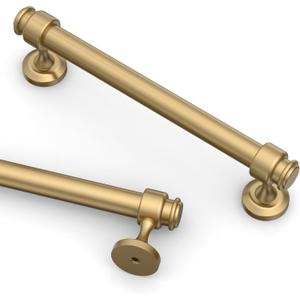 Asidrama 10 Pack 5 Inch(128mm) Champagne Bronze Kitchen Cabinet Handles, Cabinet Pulls Kitchen Cabinet Hardware for Cupboard Drawer Pulls (5" Hole Center)