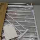 Baby Gate No Drilling, 29"-40" Auto Close Dog Gate Indoor for Doorways & Stairs, Pressure Mounted Adjustable Pet Gate, Easy Walk Through Child Gate for Children & Pets Stroller Friendly, White