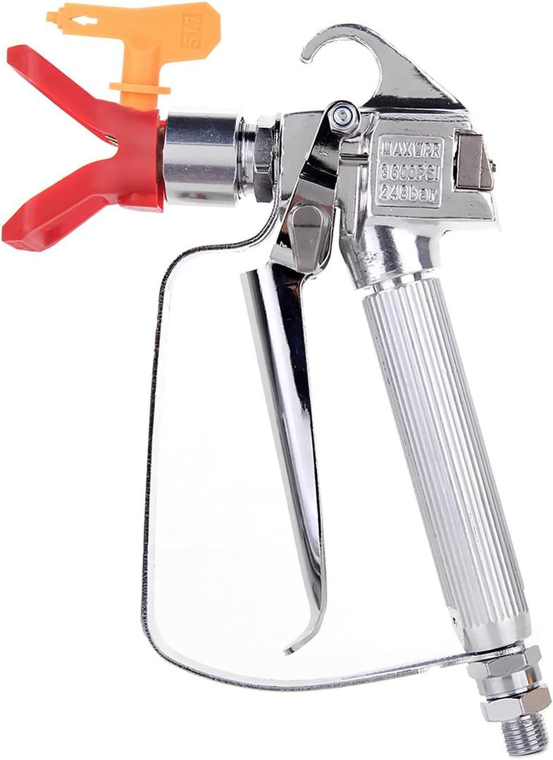 DUSICHIN DUS-036 Airless Paint Spray Gun High Pressure 3600 PSI 517 TIP Swivel Joint for Titan Graco Airless Paint Sprayers