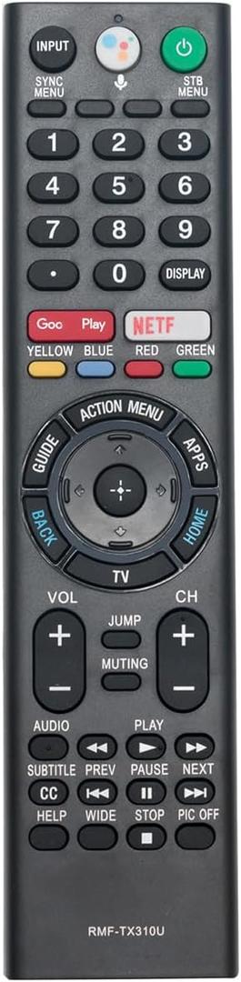 New RMF-TX310U Voice Mic Replace Remote fit for Sony Bravia TV XBR-65X800G XBR-43X800G XBR-65X900F XBR-85X850F XBR-75X800G XBR-49X800G XBR-65X850F XBR-75X900F XBR-85X900F XBR-55X900F XBR-49X900F