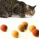 Wool Felt Cat Ball Toys 6-Pack Quiet, Soft, Durable, Handmade Wool Cat Toys for Indoor Cats & Kittens, Natural Eco-Friendly Silent Felt Balls for Chasing, Batting & Daily Exercise