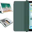 Case for iPad Pro 11 Inch 4th/3rd/2nd Generation (2022/2021/2020), Slim Smart Portable Soft TPU with Trifold Stand Cover, Auto Sleep/Wake (Dark Green)