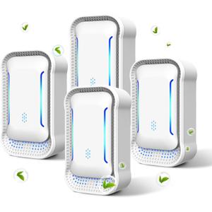 Plug in Air Purifier for Home, Negative Ion Air Ionizers Ozone-Free & Filterless Quiet Portable Mini Air Cleaner and Litter Box Deodorizer Plug-in for Bedroom