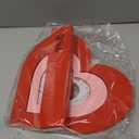 Cinnvoice 3 Pcs Valentine's Day Table Decorations Wooden Heart Shape Sign Romantic Home Centerpiece Red Heart Stackable with Base Rustic Tiered Tray Decor for Wedding Party Anniversary Valentines Gift