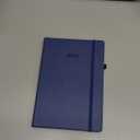 2026 Planner - Weekly and Monthly Planner, Jan 2026 - Dec 2026, Holidays, Contacts and Notes Pages, Vegan Leather Cover, Elastic Closure, 5.5x8.25, Navy Blue