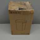 3 Pack Bathroom Small Trash Can with Lid, 2.6 Gallon Slim Garbage Bin with Pop-Up Lid, 10L Plastic Wastebasket for Bedroom, Office, Kitchen, Toilet (Black)