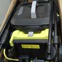 40V Electric Lawn Mower 15" Cordless Battery Powered Mower, 2 in 1 Mulching Lawnmower with 5-Position Height Adjustment 10.6 Gallon Bag, Small Push Lawn Trimmer, 2X4.0Ah Battery and 2 Chargers
