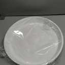 VUWEZ 6 Pack of Plant Saucer 14 Inch (12 Inch Base), 14 Inch Plant Saucer, Plastic Plant Trays for Pots, Plant Saucers for Indoors Round, Planter Tray for Planter 11"/12"/13" (14", White)