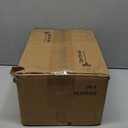 eleganttime Amber Glass Mason Jars 32 oz Wide Mouth with Airtight Lids and Bands 6 Pack Large Glass Canning Mason Jars Quart, Great for Canning Jar Pickle Fermenting Jam Jar