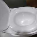 Nuby My Real Potty Training Toilet with Life-Like Flush Button and Sound - 18+ Months - White