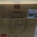 malu Extra Large Padded Floor Chair w/Back Support - Japanese Chair Meditation Cushion, Comfortable Folding Backrest, Removable Easy Wash Cover