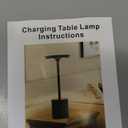 Cordless Table Lamp 2 Pack, Rechargeable Portable Battery Operated Table Light, Touch Control 3 Color Stepless Dimming LED Table Lamp, for Bedroom/Restaurant/Outdoor/Patio (Gray)