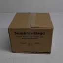 Seaside village Small Lamp Shades for Table Lamp, Natural Linen Lamp Shades Set of 2, 5.5" Top x 10" Bottom x 6.6" High, Brown Burlap Lampshade Replacement, Spider, Bulb Clip Adapters Included