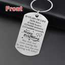 4 x Birthday Gift Ideas for Women Men, Boys Girls Happy Birthday Decorations for Him Her, Best Friend Bday Keychain Unisex (10th)