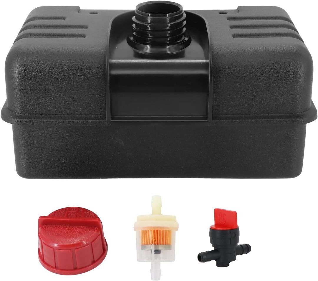 Fuel Tank With Cap Gas 4 Quart Compatible with Various Tecumseh Engines Including H35-45751Y HM100-159090H HM80-155490S HM80-155579T OHSK120-222005A & other models Replace #37290 & 34156