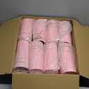 Mimorou 16 Pcs 7.48 Inch Wedding Vases for Centerpieces Mason Jars with Twine Bow Galvanized Metal Flower Vase Rustic Vintage Farmhouse Tin Bucket for Wedding Home Table (Pink)