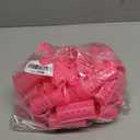 WILLBOND 65 Pieces Rollers Plastic Rollers Hair Curlers Set 4 Sizes for Long Medium Short Hair, Duck Clips Hairnet Hairdressing Styling Tool(Pink)