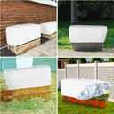 Plant Covers Freeze Protection 4.6 x 2.3 x 1.5FT Rectangular Plant Cover for Winter, 2 Pcs Frost Cloth for Outdoor Plants Raised Garden Bed Cover, Winter Frost Blanket with Insulated Liner Drawstring