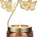 Butterfly Candle Mothers Day Gifts for Mom Wife Daughter Sister, Birthday Gifts for Women, Unique Gift for Friends Women, Rotatable Scented Candles Gift for Mothers Day Anniversary Christmas