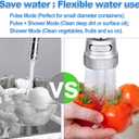 Kitchen Sink Faucet Sprayer Attachment, Movable Kitchen Tap Head 360 Rotatable, Anti-Splash Sink Sprayer Faucet Nozzle Head, Water Saving Faucet Aerator