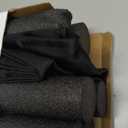 Comfyanno Under Door Draft Stopper - Bottom Door Gap Filler & Seal - Fits 30 to 36 Door, Block Cold Air, Noise, Sound, Wind, Bugs, Easy to Install, Double Side Block, No Adhesive, Black (36 Inch (Pack of 1))