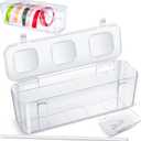 1 Pcs Ribbon Organizer Storage Craft Ribbon Holder Plastic Craft Room Organization for DIY Tape Sewing Spool Flower Shop Art Gift Wrapping Supplies