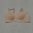 Vertvie Women's Seamless Bra No Underwire Comfort Push Up Bras Buttery Soft Wireless Bralette Full Coverage Sport Everyday Bra (Small, Jacquard Nude)
