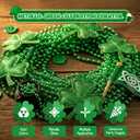4E's Novelty 72 Pack St Patricks Day Beads Necklace Bulk Green Beads - Saint Pattys Gifts, 33 Inch 7mm Party Favor Supply, St Patricks Day Outfit Costume Dress UP Accessories Bulk Parade Throws