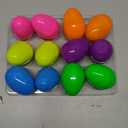 FUN LITTLE TOYS 12 PCs Easter Eggs Prefilled with Animal Finger Puppets, Easter Party Favors, Easter Basket Stuffers, Fillers Easter Egg Hunt, Goodie Bags Fillers, Classroom Prizes (12PCS)