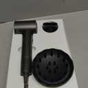 Hair Dryer with 110000RPM High Speed 1400w Motor for 1-5min Fast Dry, 3 Heat/Cool Wind Level & 49db Low Noise,1.5 Billion Plasma & Travel Blow Dryer (Dark Black)