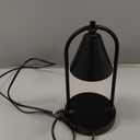 Soilsiu Candle Warmer Lamp with Timer, Electric Black Candle Warming Light for Bedroom, Dimmable Wax Melts Warmer for Home Decor Beside Lamp Gifts for Women (2 Bulbs Included)