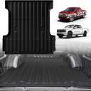 TripleAliners Truck Mat Compatible with 2015-2023 Ford F150 & Lightning 5.5FT Accessories, Truck Bed Mat Heavy Duty Custom Fit All Weather Protection TPE Pickup Liner