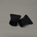 2PCS Hair Dryer Attachment Universal Black Plastic Blower Nozzle Replacement Styling Tool for Home Use or Professional Salon Hairdressing Blow Outer Diameter 4.2cm to 4.6cm