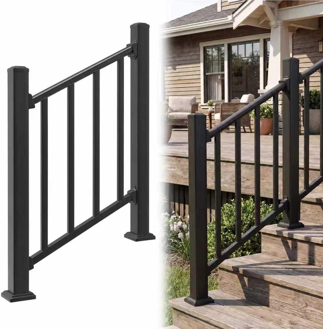 2ft Deck Railing Kit for Deck, Porch, Patio, Balcony