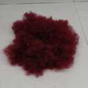 Afro Wig 14Inch Afro WIgs for Black Women 70s Afro Kinky Curly Wig Bouncy Huge Fluffy Puff Wigs Synthetic Hair for Cosplay Daily and Party (Burgundy)
