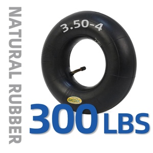 GICOOL 4.10/3.50-4 Replacement Inner Tube, TR-87 Valve Stem, Heavy Duty, Fit 10" Tire, For Hand Truck, Garden Utility, Wagon, Go Cart