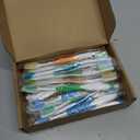 Frekare Bulk Toothbrushes 35 Pack, Individually Wrapped Toothbrushes Pack for Adults & Kids, Disposable Toothbrush Medium Soft for Travel, Donations, Hotels