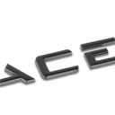 Emblem for Tesla Model Y Juniper 2025 Accessories 2024-2021 and Model 3 Metal Black Badge 2017-2023 Space X Cover