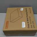 Fun Memories 12 Inch Floating Shelf, Rustic Wood Wall Shelves for Wall Decor & Storage, 12 x 12 Floating Shelf for Living Room, Bathroom, Bedroom, Black, Set of 2