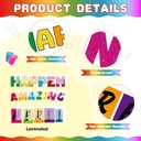 2 x YQUQWN 66 PCS Without Glue Points Classroom Bulletin Board Decoration Set,Colorful Amazing Things Happen Here Welcome Back to School Bulletin Board Decor Welcome Bulletin Board Sets