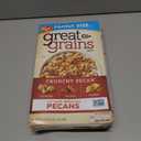 Great Grains Crunchy Pecans Breakfast Cereal for Adults, Crispy Flakes and Granola Clusters, Non-GMO, Heart Healthy, Made with Whole Grain, 19 oz Box (EXP 12/12/26)