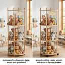 Stuffed Animal Zoo Storage Large Wooden Stuffed Animal Holder&Toy Organizer,54"Plush Storage for Kids Playroom Bedroom,with Optional Wheels or Fixed Base,Decor Display Corner Round