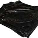 9' x 9' Dry Top Black Drawstring 8-mil Poly Tarp Item #500998