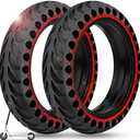 BANGTING 2PCS 8.5x2 inches Solid Tires for Electric Scooter, 8 1/2 x2 Tire for Gotrax GXL V2 / XR/APEX, 50/75-6.1 Tire Replacement for Xiaomi Pro 2 / M365 / 1S and All 8.5'' Scooter Tires