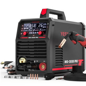 YESWELDER MIG-205DS PRO MIG Welder, 200Amp 110/220V Dual Voltage MIG Welding Machine, 5 in 1 Gas MIG/Flux Core MIG/Spool Gun MIG/Lift TIG/Stick Multiprocess Aluminum MIG Welder, Spool Gun Compatible YESWELDER MIG-205DS PRO MIG Welder, 200Amp 110/220V Dual Voltage MIG Welding Machine, 5 in 1 Gas MIG/Flux Core MIG/Spool Gun MIG/Lift TIG/Stick Multiprocess Aluminum MIG Welder, Spool Gun Compatible