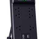 CyberPower CSP806UC18 Surge Protector, 2400J, 8 Outlets, 1 USB-A, 1 USB-C, 6 Foot Power Cord, Black, ETL